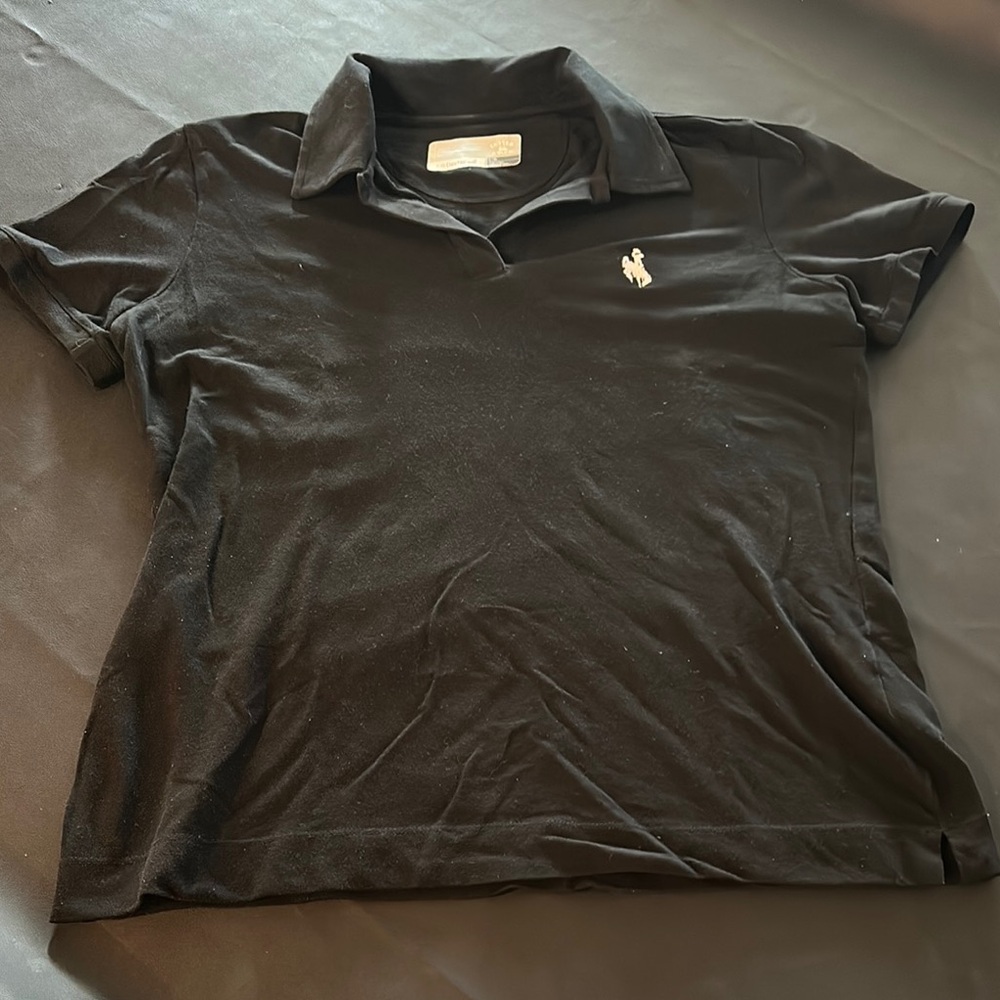 Cutter & Buck Black Polo CB Dry Tec Shirt with Embroidered Logo